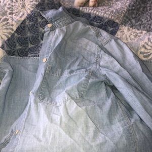 Madewell denim long sleeve shirt!